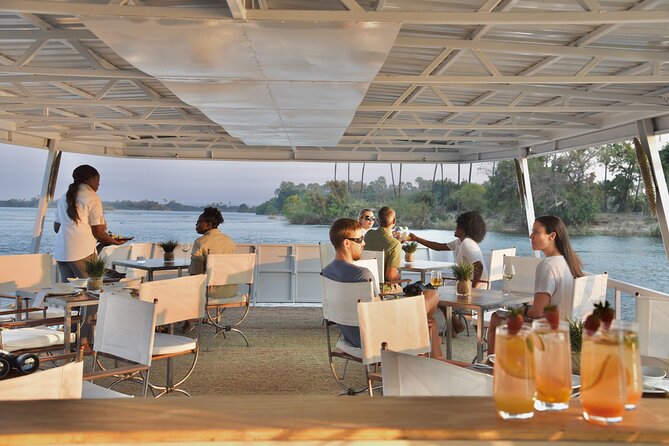 2-Hour Zambezi River Cruise Tour with Lunch and Pick Up - A three-course lunch served on the Zambezi