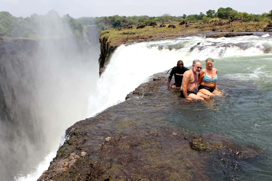 From Victoria Falls: Livingstone Island Tour & Devils Pool - The guides make the risky part feel controlled