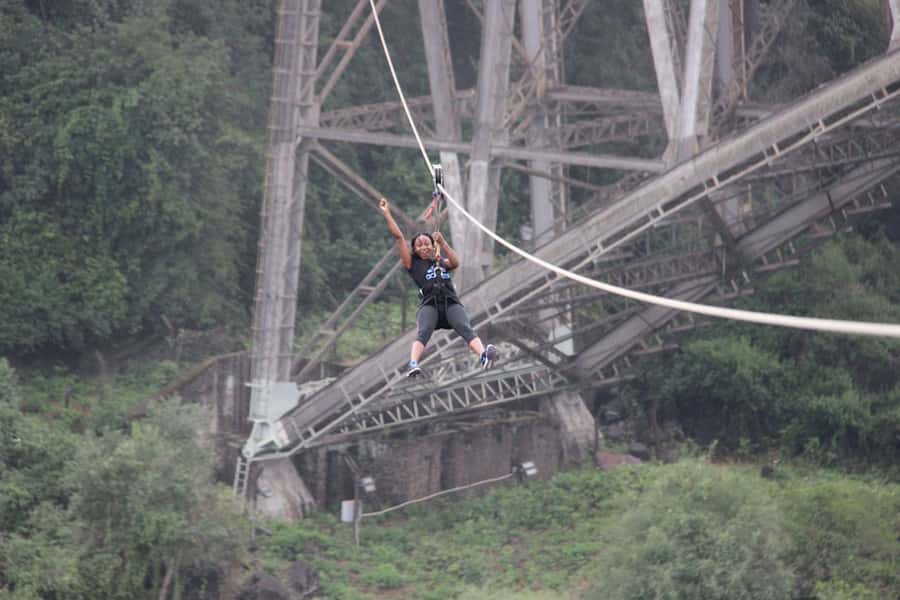 From Victoria Falls: Zip Line from the Victoria Falls Bridge - Is US$41 good value for Victoria Falls?