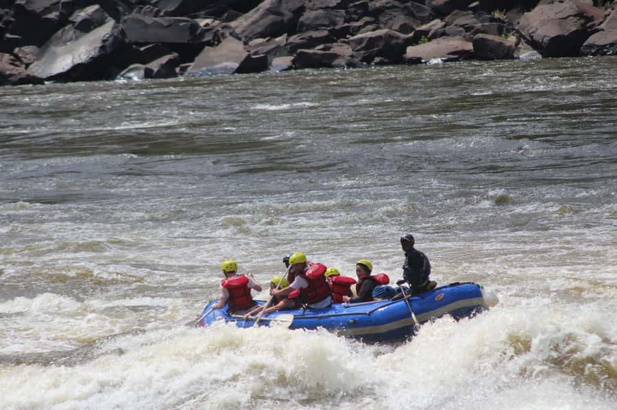 Full Day White Water Rafting Tour - The climb out and return through the villages