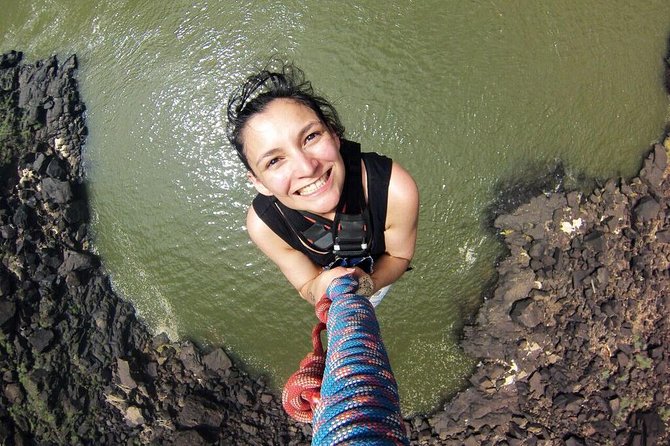 Gorge Swing (Zimbabwe) - Victoria Falls Bridge gives the swing its setting