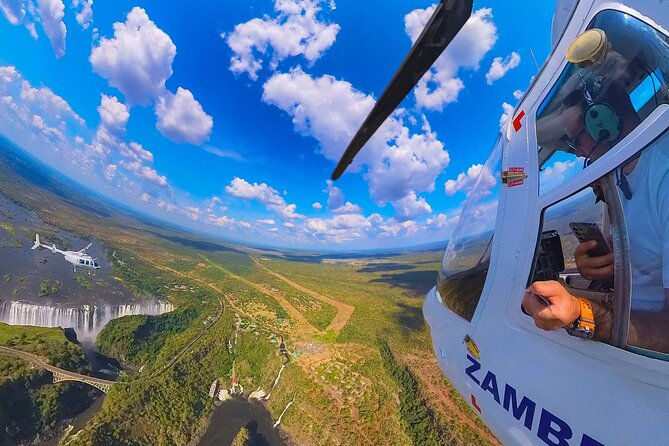 Helicopter Flight Experience Over Victoria Falls - The 12 to 13-minute flight