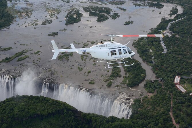 Helicopter Flight+window Seat Guarantee over the Victoria Falls - What the Price Includes, and What It Does Not