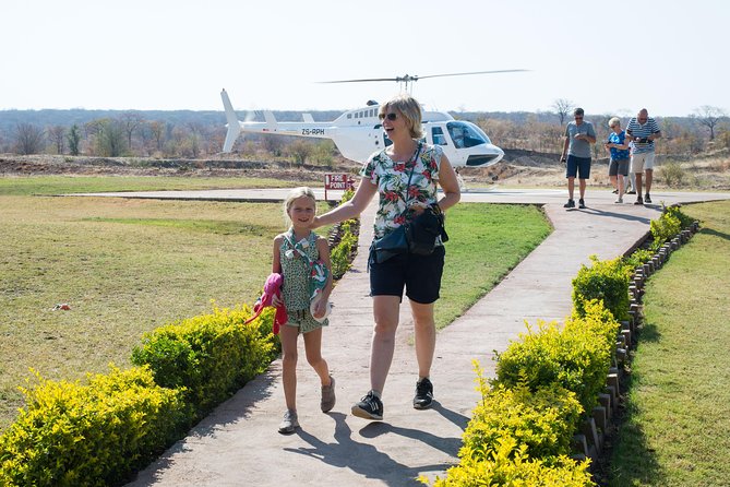 Helicopter Scenic Flight over Victoria Falls 12-13 minutes Flight - How the timing fits into your day