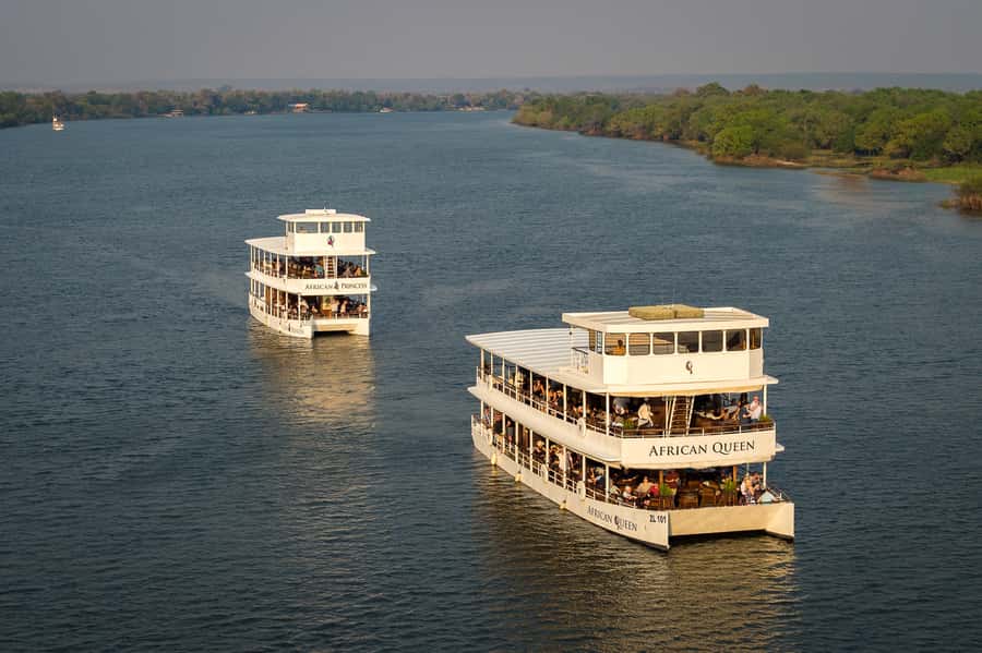 Livingstone: Zambezi River Sunset Cruise - African Queen or African Princess
