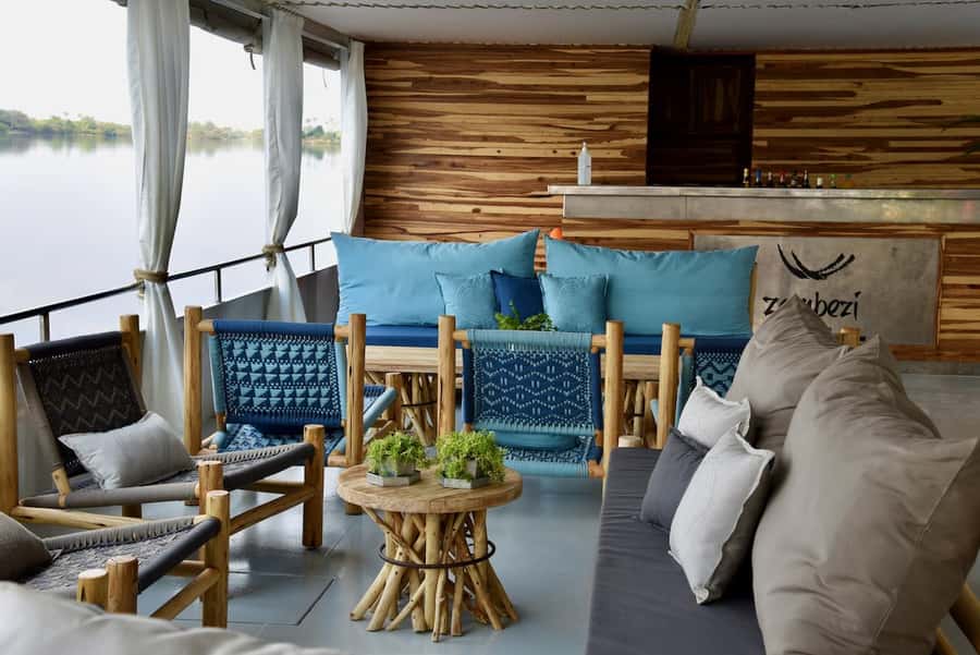 Luxury Cruise : Sunset Boat Cruise on The Zambezi Explorer - Who will enjoy this Zambezi evening most?