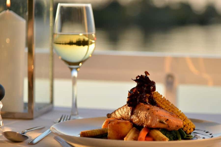 Luxury Sunset Dinner Cruise with 4-Course Meal - From Victoria Falls hotel to the river jetty