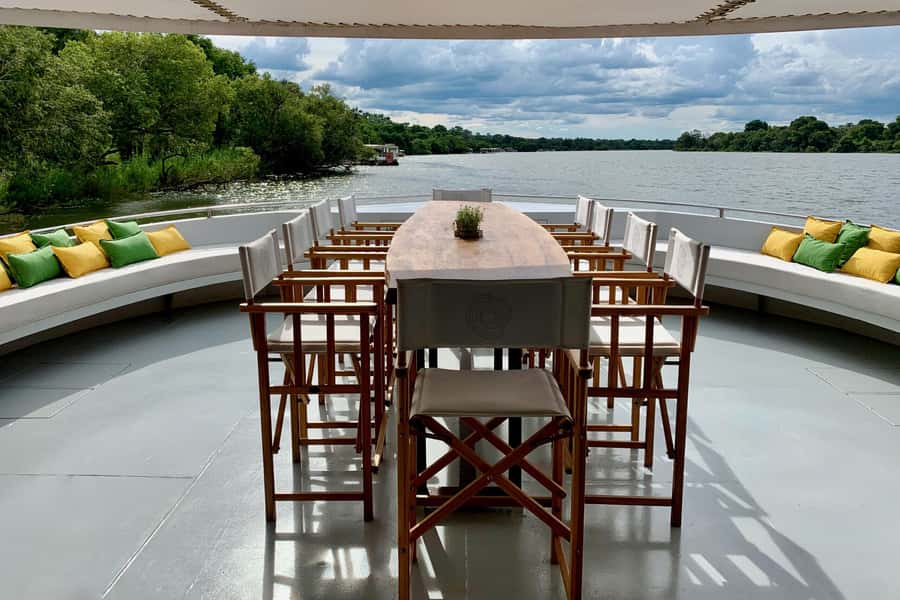 Luxury Sunset Dinner Cruise with 4-Course Meal - A four-course dinner with drinks included