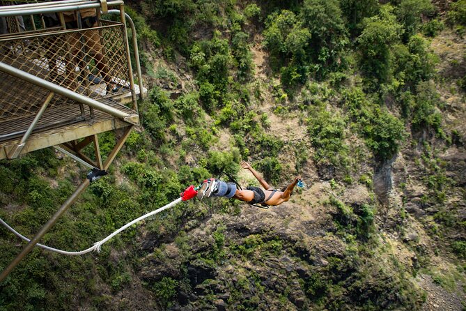 Shearwater Bungee Jump Victoria Falls Bridge - Getting from Victoria Falls to the jump platform