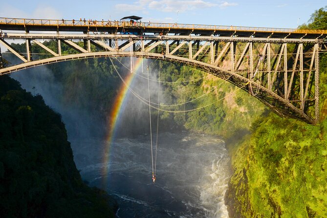 Shearwater Bungee Jump Victoria Falls Bridge - Backflips, star elevators, and how much extra drama you want