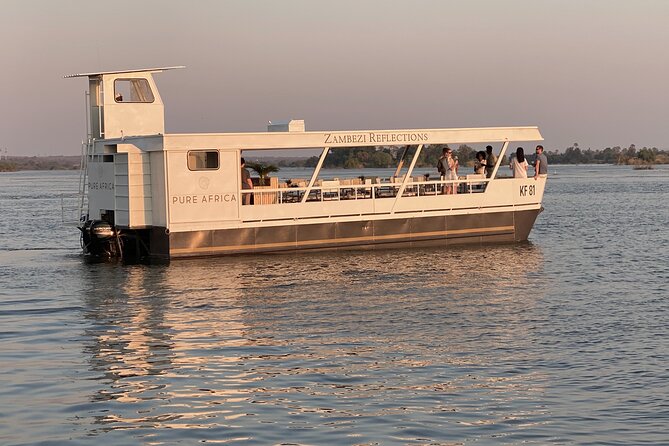 Sunrise Cruise on the Zambezi River - Watching Victoria Falls mist from the river