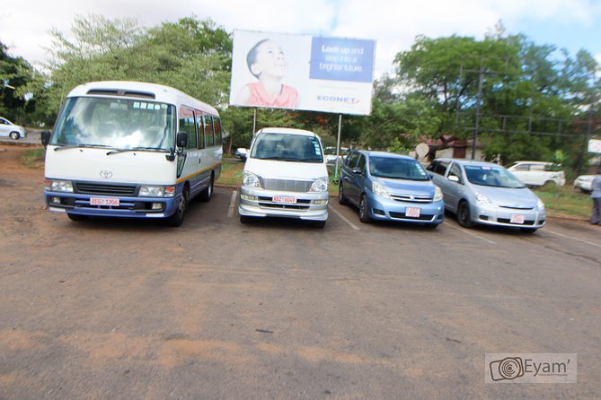 Taxi to the Boma place of eating - Hotel pickup and the short drive