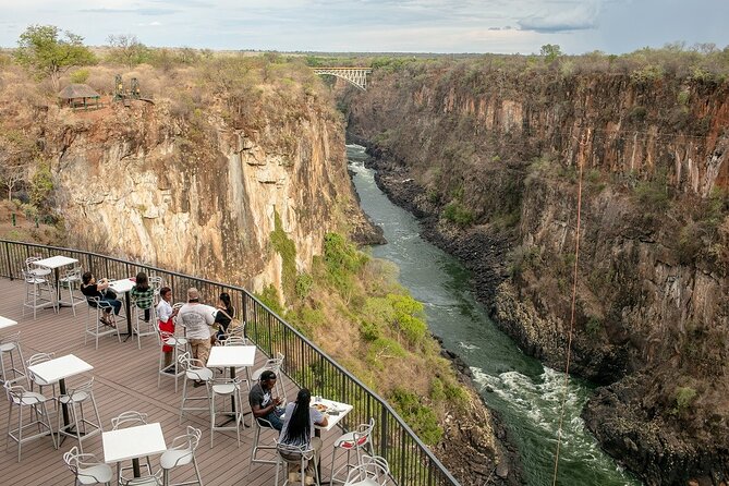 The Lookout Café Lunch In Victoria Falls - Trying local game and crocodile dishes
