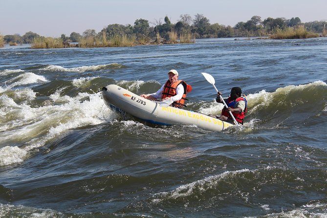 Upper Zambezi Canoeing - Paddling through the river channels