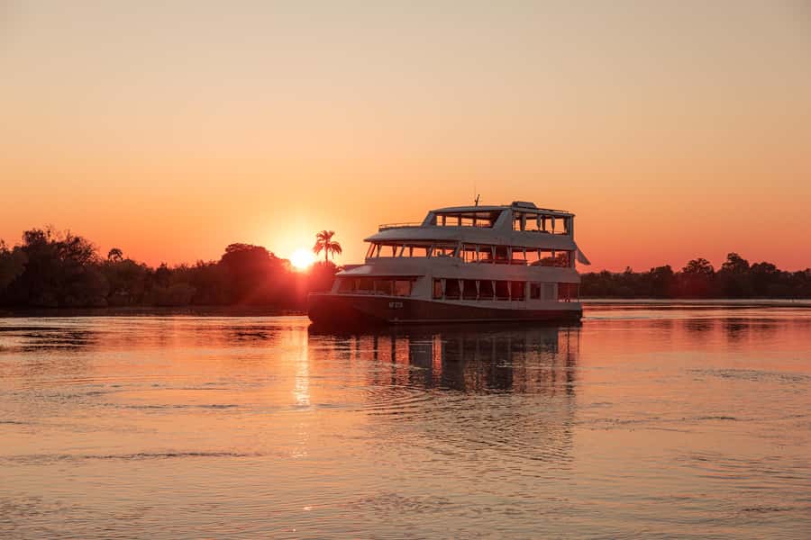 Victoria Falls: 2-Hour Luxury Zambezi River Sunset Cruise - From your Victoria Falls hotel to the Zambezi waterfront