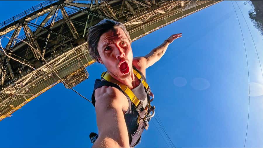 Victoria Falls Bridge Bungee Jump - What happens before you step off