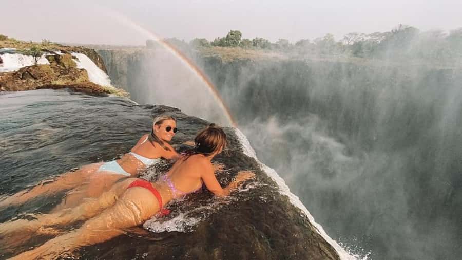 Victoria Falls: Devil's Pool High Tea - The Devils Pool swim