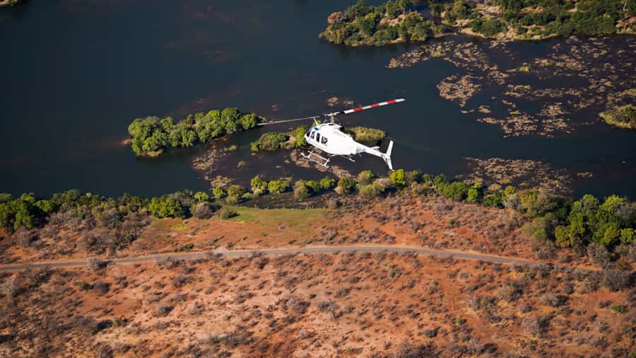 Victoria Falls: Flight of Angels Helicopter Experience - Four circuits over the Smoke That Thunders