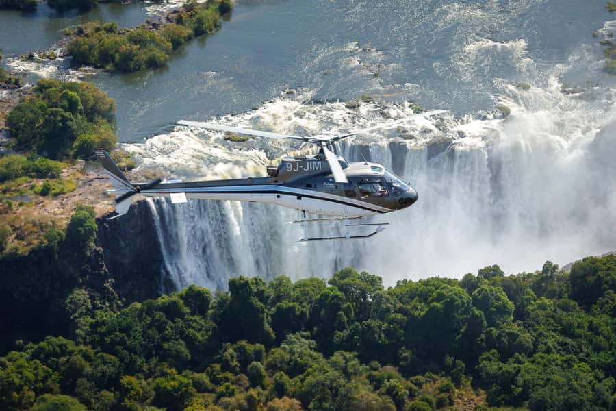 Victoria Falls Helicopter Flights - Price, time, and the extra aviation fee