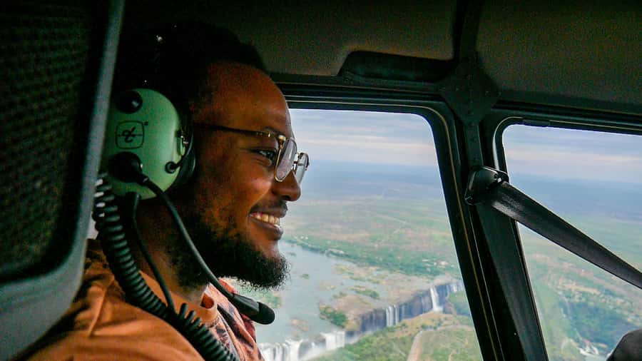 Victoria Falls: Helicopter Tour with Hotel Pickup - Zambezi National Park and the wildlife gamble