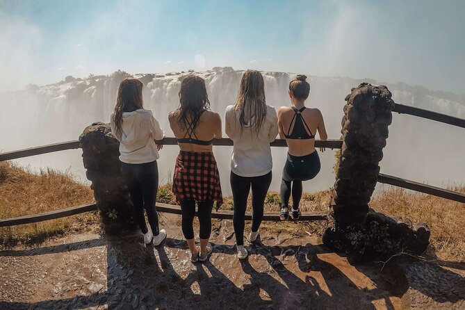 Victoria Falls Historical Bridge Tour ! - Watching a bungee jump at close range