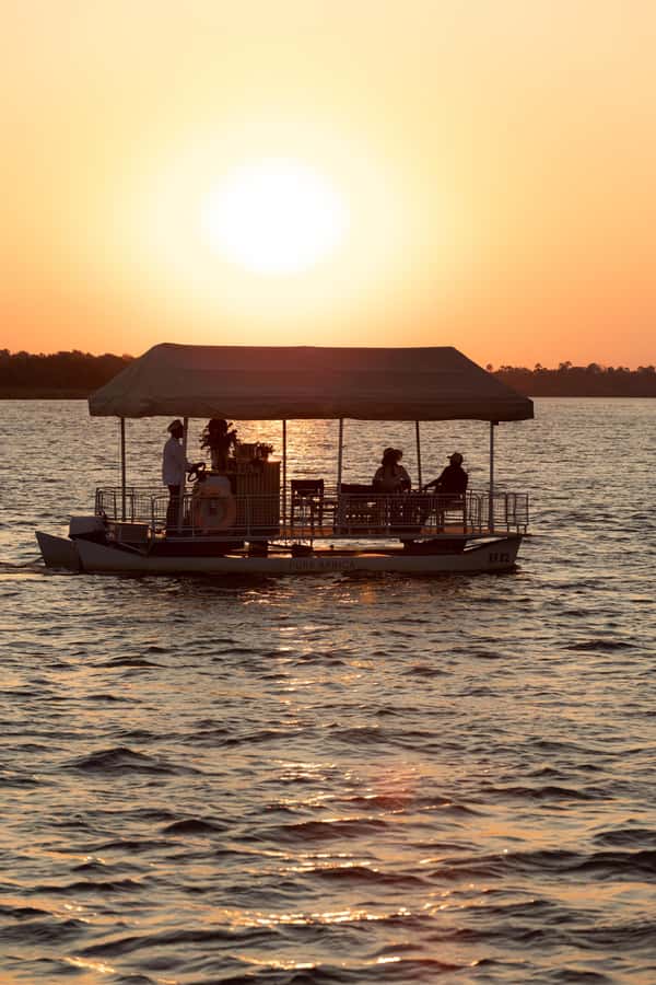 Victoria Falls: Private Sunset Cruise on the Zambezi River - A private boat instead of a crowded sunset outing