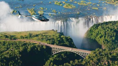 Victoria Falls Scenic Day Tour with Lunch & Helicopter Tour