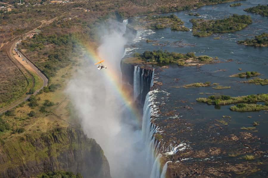 Victoria Falls: Scenic Microlight Flight - The 30-minute flight: the better choice for wildlife