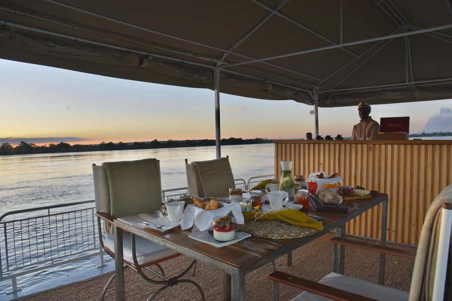 Victoria Falls: Sunrise Cruise on the Zambezi River - Hippos, crocodiles, impala, and river birds