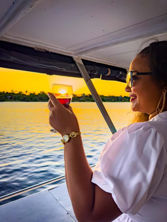 Victoria Falls: Sunset Cruise on the Zambezi River - The guide’s stories give the cruise its character