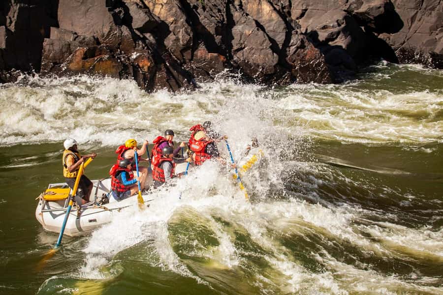 Victoria Falls: Whitewater Rafting Experience - What sharing an eight-person raft feels like