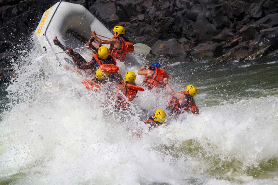 Victoria Falls: Whitewater Rafting Experience - The climb out of the gorge is part of the price