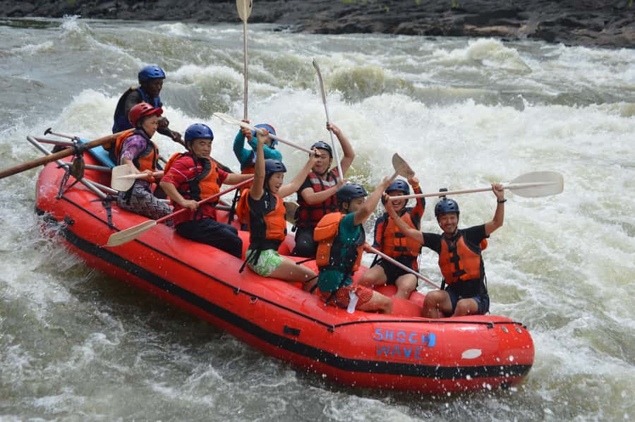 Victoria Falls: Zambezi River White Water Rafting Experience - Hiking down into Batoka Gorge