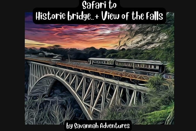 Walking Safari to the Falls, Bridge and beyond with Savannah - Crossing Victoria Falls Bridge above the gorge