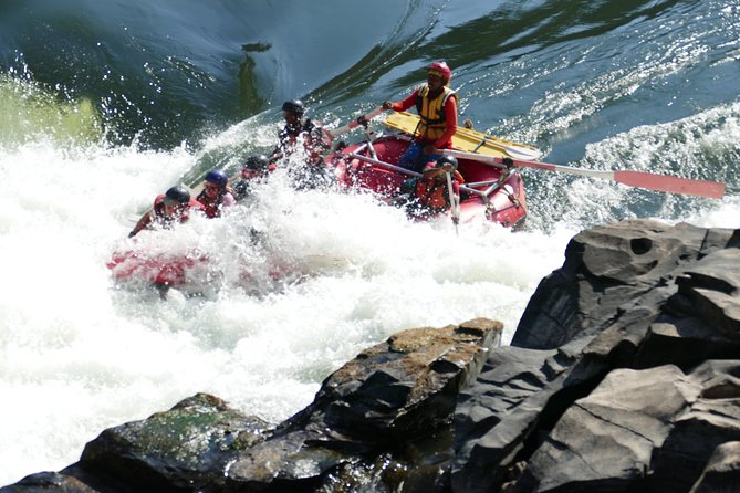 Zambezi River Class IV-V White-Water Rafting from Victoria Falls - Barbecue lunch and an open bar at the top