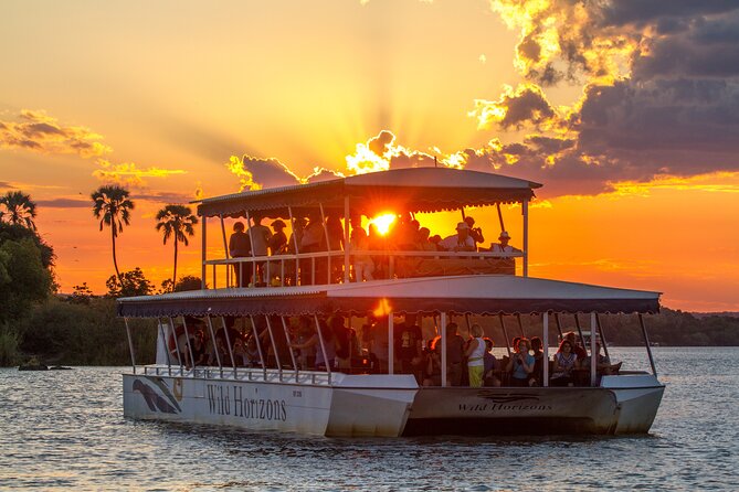 Zambezi River Sunset Cruise, from Victoria Falls, Zimbabwe - The short ride to the Zambezi National Park waterfront