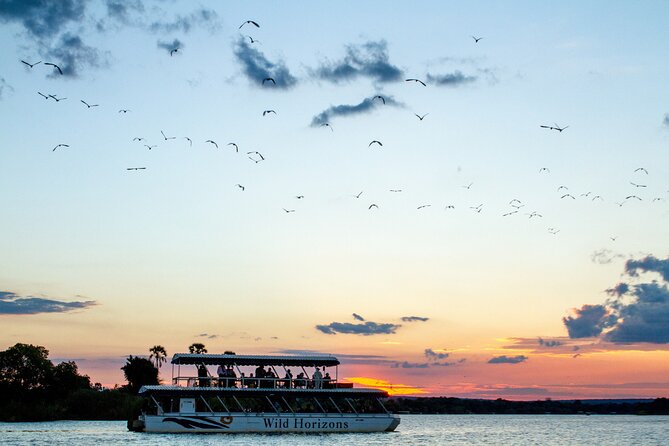 Zambezi River Sunset Cruise, from Victoria Falls, Zimbabwe - Sunset timing and the one important catch
